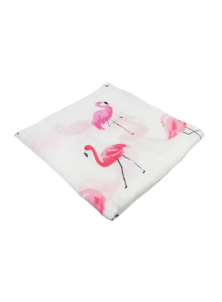 LollyBanks Flamingo Baby Blanket