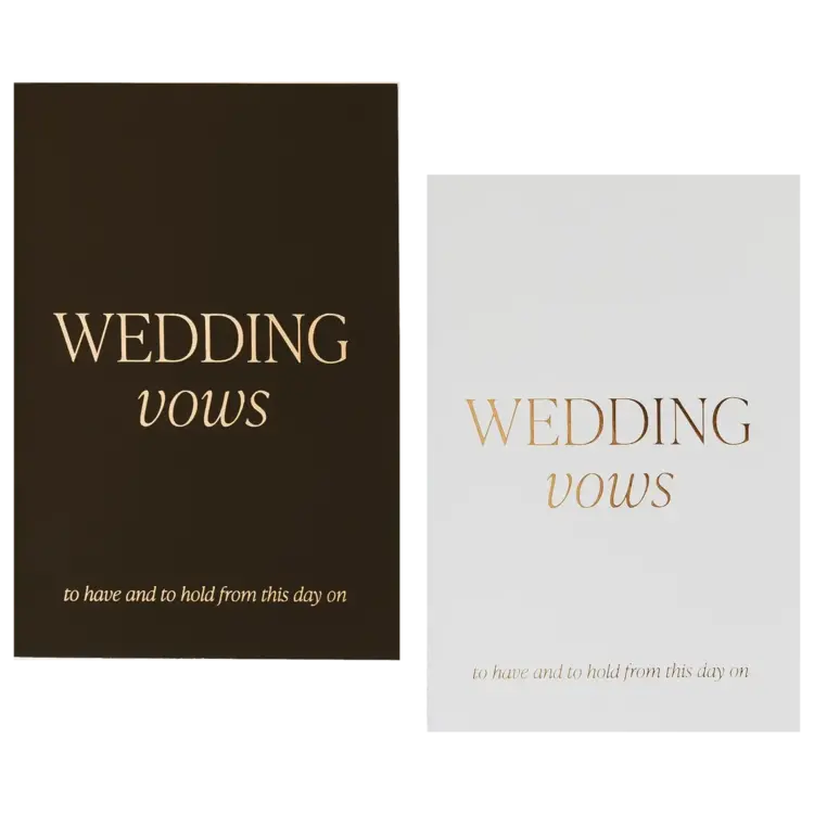 Sweet Water Decor Wedding Vow Booklet Set