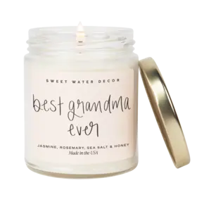 Sweet Water Decor Best Grandma Ever Candle