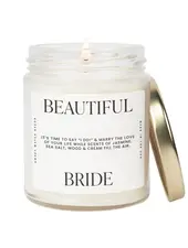 Sweet Water Decor Beautiful Bride Candle