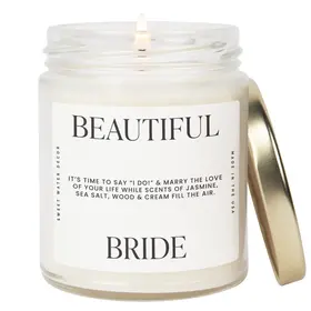 Sweet Water Decor Beautiful Bride Candle