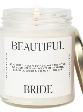 Sweet Water Decor Beautiful Bride Candle