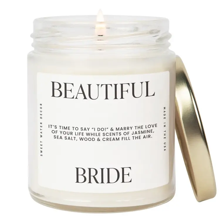 Sweet Water Decor Beautiful Bride Candle