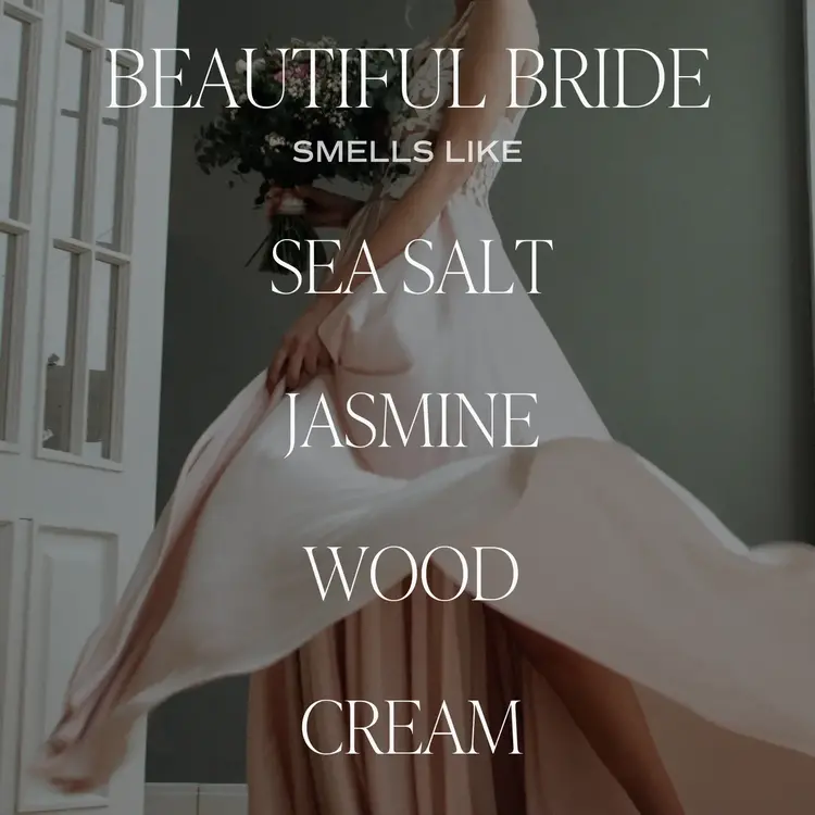 Sweet Water Decor Beautiful Bride Candle