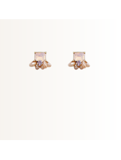 Initial Styles Crystal ClusterEarrings - 4 Color Options