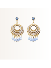 Initial Styles Crystal Dreamcatcher Earring - 2 Color Options