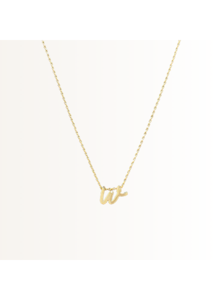 Initial Styles Cursive Initial Necklace - Choose Your Letter