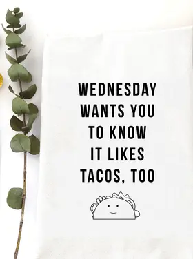 Wildwood Landings Tea Towel - Taco Wednesday
