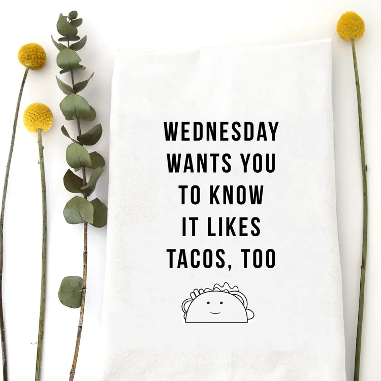 Wildwood Landings Tea Towel - Taco Wednesday