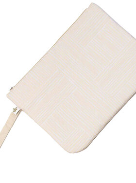 Tan & White Wet/Dry Bag