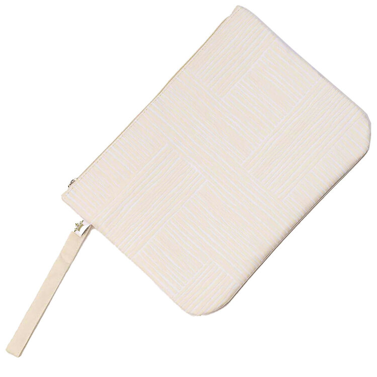 Tan & White Wet/Dry Bag