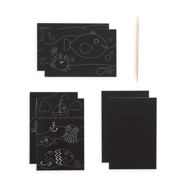 Ooly Mini Scratch & Scribble Art Kit