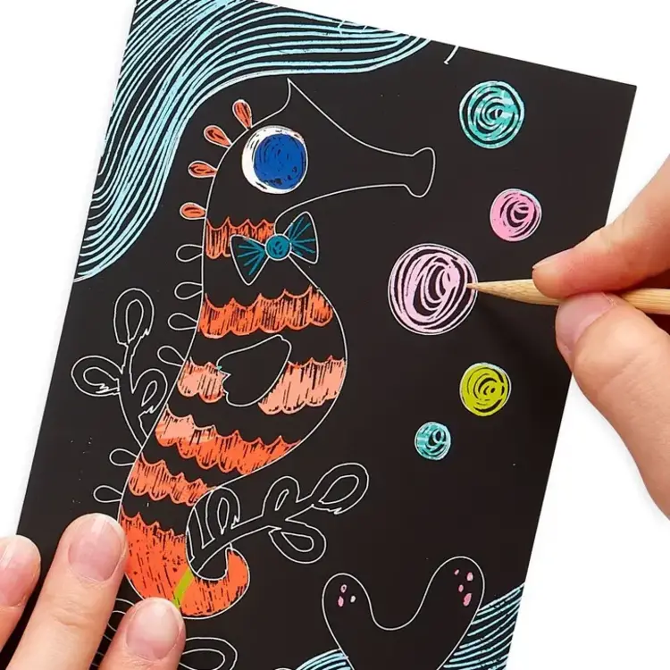 Ooly Mini Scratch & Scribble Art Kit