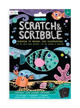 Mini Scratch & Scribble Art Kit - Pick Your Design!