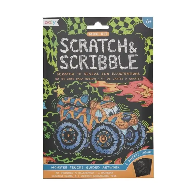 Ooly Mini Scratch & Scribble Art Kit