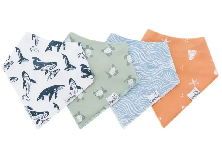 Copper Pearl Cove Bandana Bibs