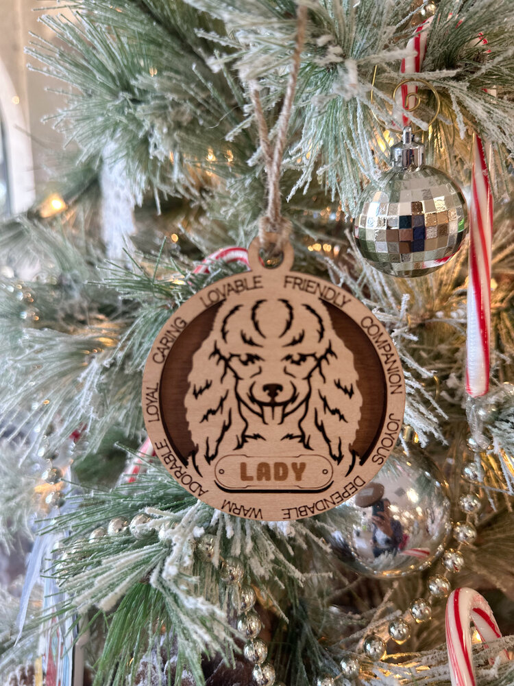 Personalized Dog Breed Ornament