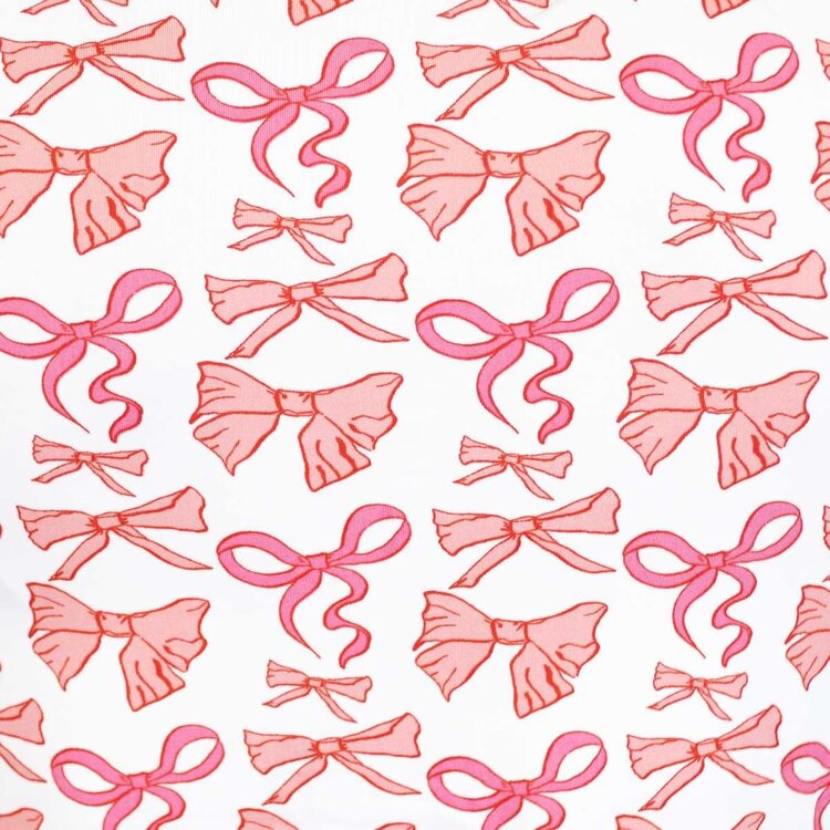 Pink Bow Pajama Shorts