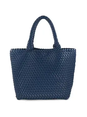 Woven Neoprene 2 in 1 Tote - Navy