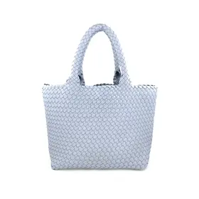 Woven Neoprene 2 in 1 Tote - Sky Blue