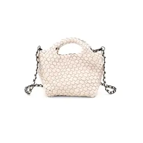 Woven Baby Crossbody - White