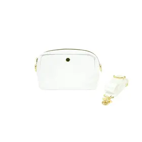 Nylon Crossbody/Wristlet - White