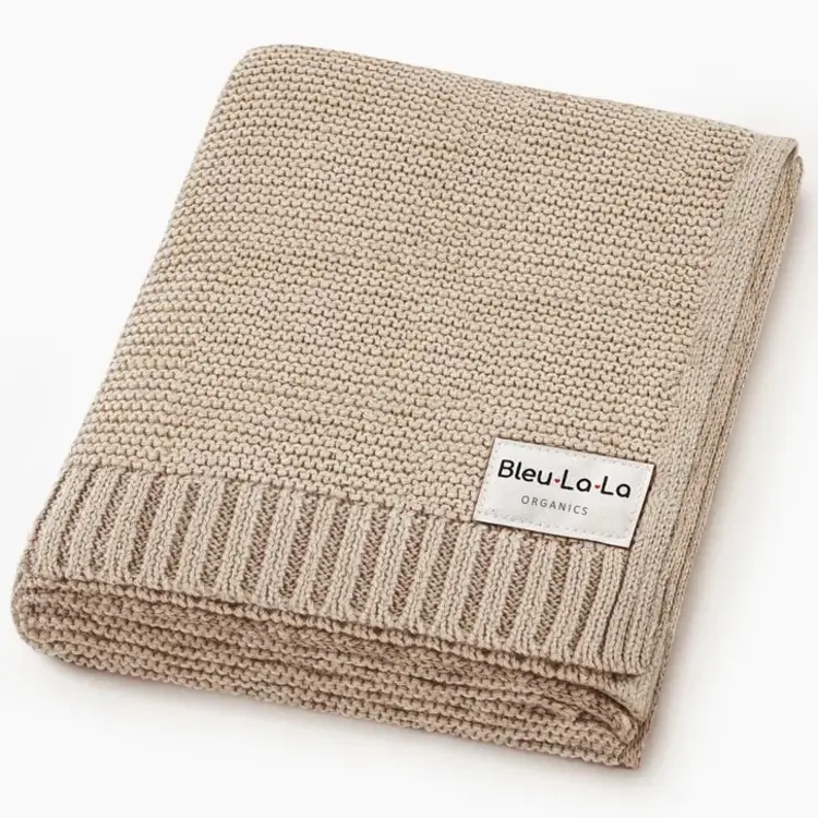 Oatmeal Organic Cotton Baby Blanket