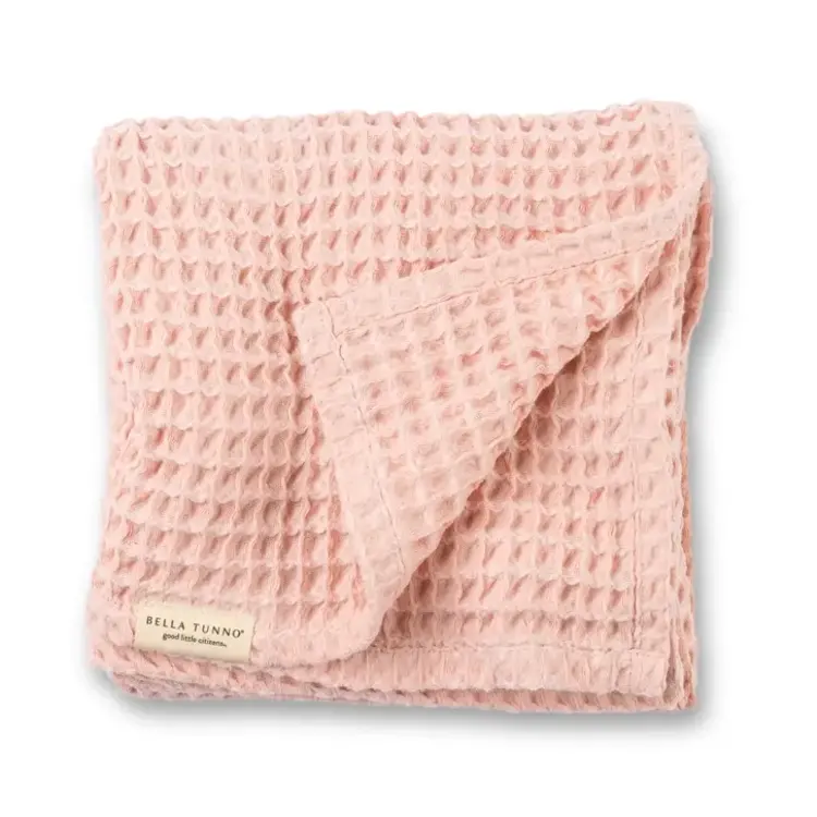 Pink Waffle Baby Blanket