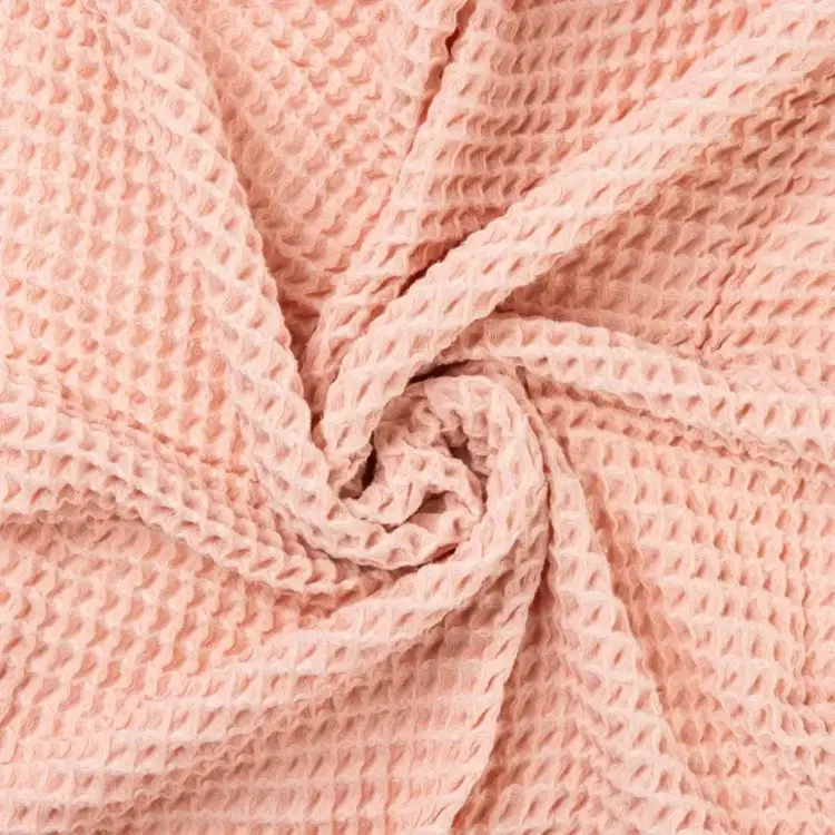 Pink Waffle Baby Blanket