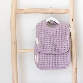 Orchid Reversible Bib + Burp Set