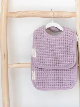 Orchid Reversible Bib + Burp Set