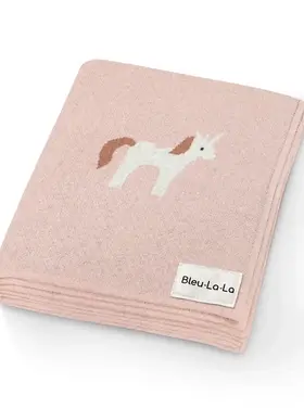 Pink Unicorn Baby Blanket