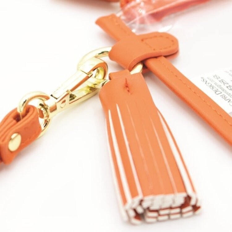 Capri Designs Orange UF Clear Wristlet