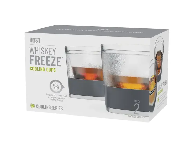 Host Host Grey Set of 2 Whiskey Freeze Cups