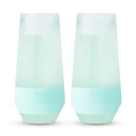 Host Set of 2 Seafoam Champagne Cooling Cups