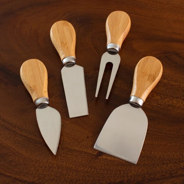 4 Piece Cheese Knife Tool Set