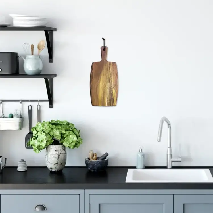 Acacia Striped Paddle Serving Board