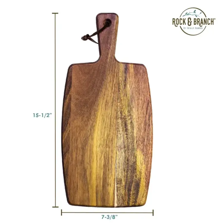 Acacia Striped Paddle Serving Board