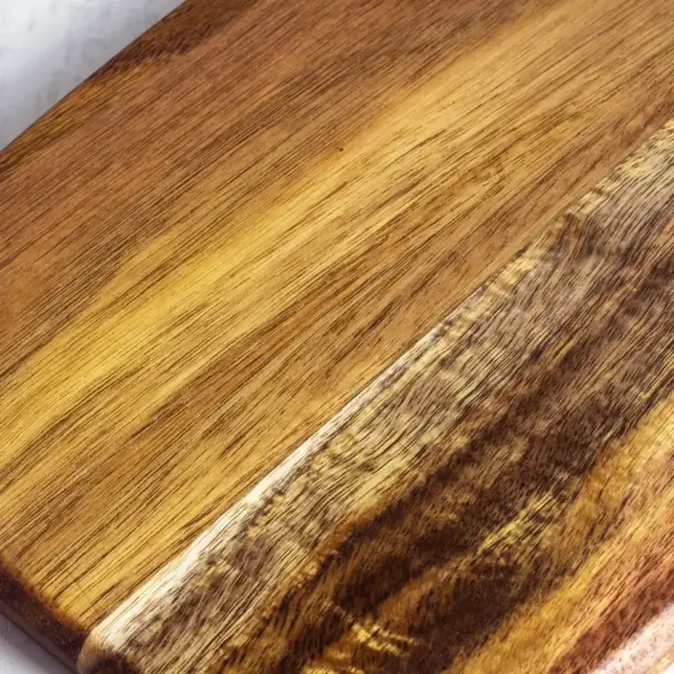 Acacia Striped Paddle Serving Board