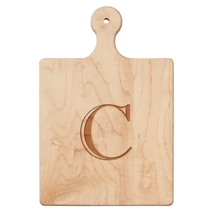 Sophistiplate Maple Artisan Paddle Mini Board (9"x6")  - C