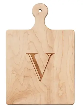 Sophistiplate Maple Artisan Paddle Mini Board (9"x6")  - V