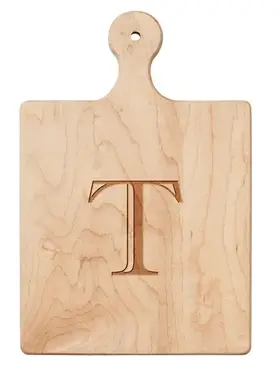 Sophistiplate Maple Artisan Paddle Mini Board (9"x6")  - T