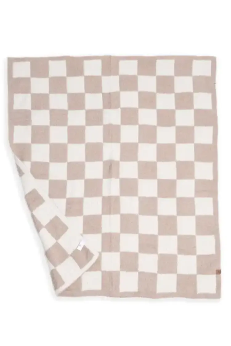 Checkered Luxe Baby Blanket