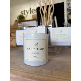 The Glow Edit by Styled Jupiter Sanctuary 11 oz Boxed Candle