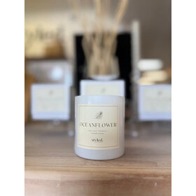 The Glow Edit by Styled Jupiter Ocean Flower 11 oz Boxed Candle