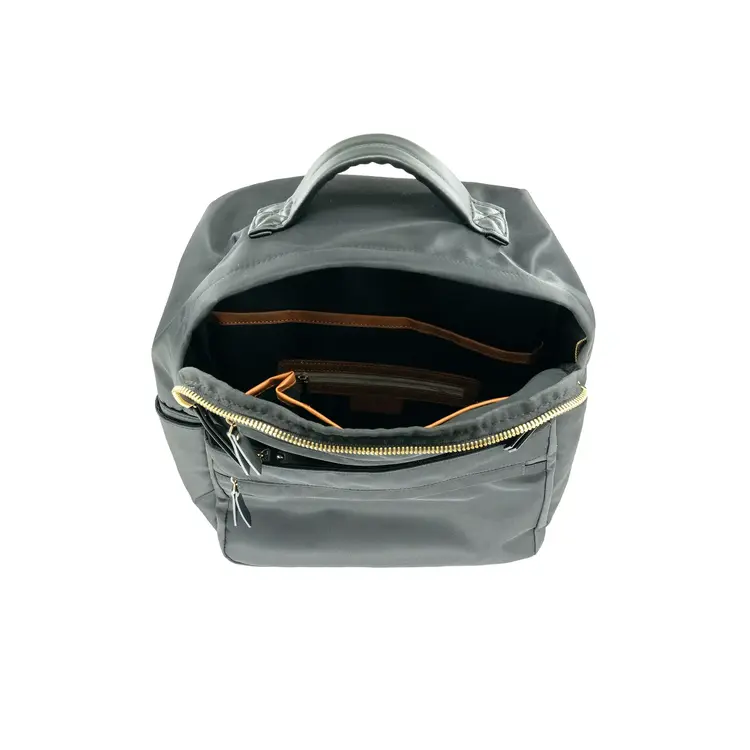 Nylon Double Zip Backpack