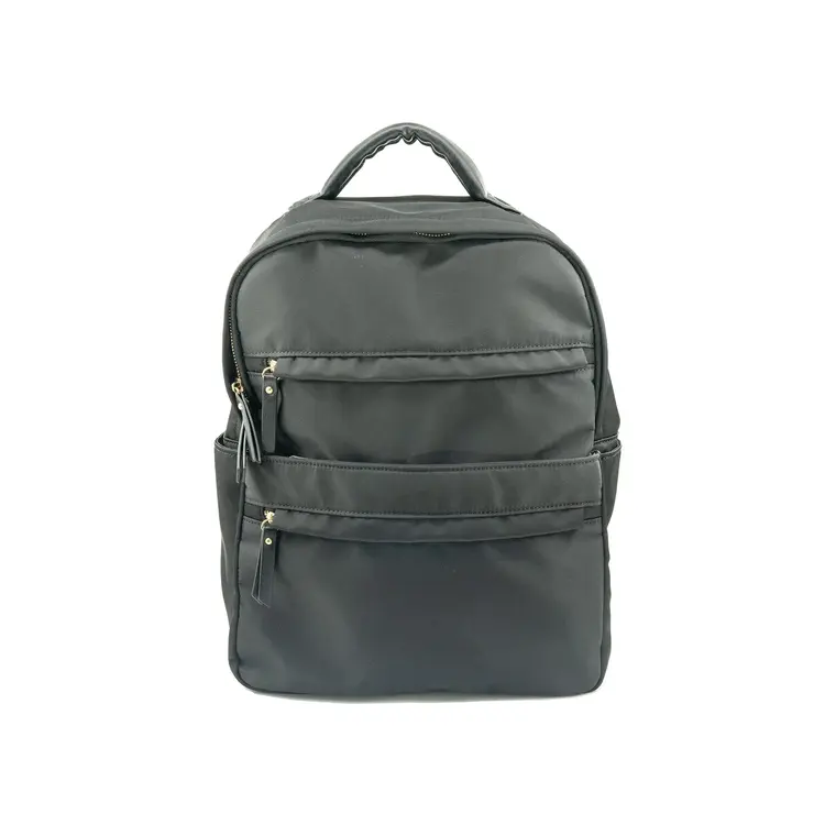 Nylon Double Zip Backpack