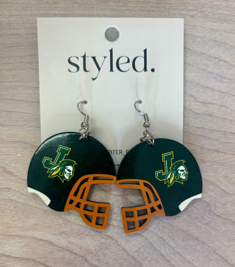 Jupiter High School Football Earrings