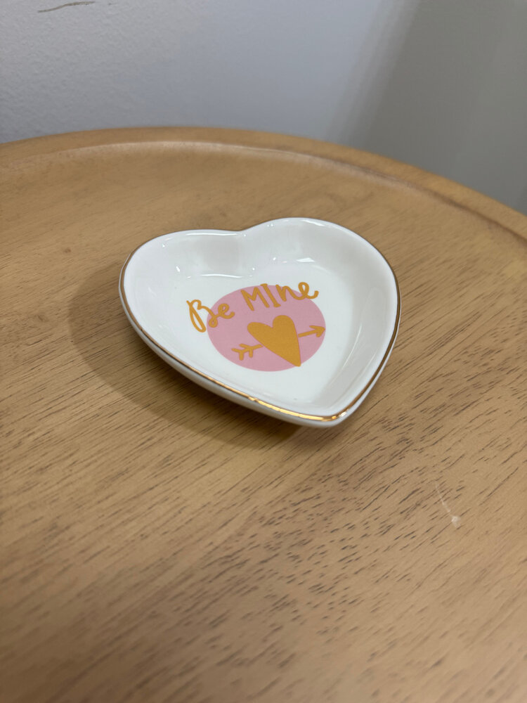 Be Mine Heart Jewelry Dish