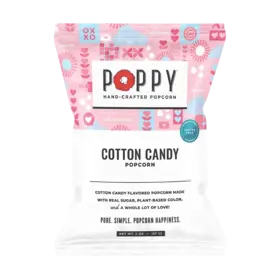 Poppy Handcrafted Popcorn Poppy Popcorn - Cotton Candy Snack Bag